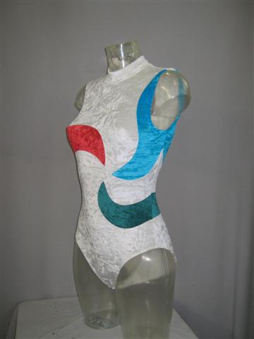 Body ginnastica artistica vellutato